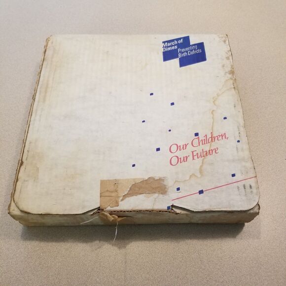 A time to love 8 1/2" plate march of dines Sandra Kuck Reco vintage - Picture 9 of 9